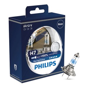 Bec far H7 55W 12V RACING VISION (2 bucati) PHILIPS