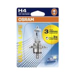 Bec H4 ULTRA LIFE, X3 durata de viata OSRAM