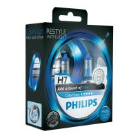 Set 2 becuri H7 12V 55W BLUE COLOR VISION PHILIPS