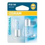 Set de 2 becuri P21W 12V 21W BA15s (blister) OSRAM