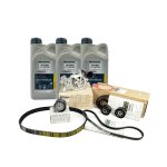 Pachet kit distributie, pompa apa si kit accesorii (cu Servo, cu AC, antigel) Logan 1 - 1.2 16v ORIGINAL