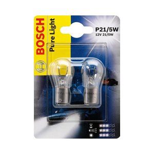 Set de 2 becuri P21/5W 12V BAY15d (blister) BOSCH