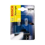 Set de 2 becuri W5W 12V 5W W2,1X9,5d (blister) BOSCH