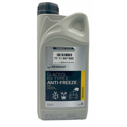 Antigel albastru Renault Glaceol RX Type E 1L Logan 1 - 1.6 16v - Apasa pe imagine pentru inchidere