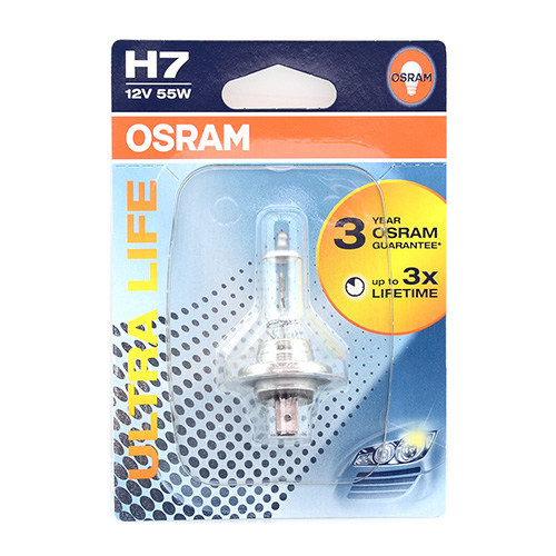 Bec H7 12V 55W PX26d ULTRA LIFE (blister) OSRAM - Apasa pe imagine pentru inchidere