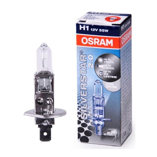 Bec H1 12V 55W P14,5s SILVERSTAR OSRAM - Apasa pe imagine pentru inchidere