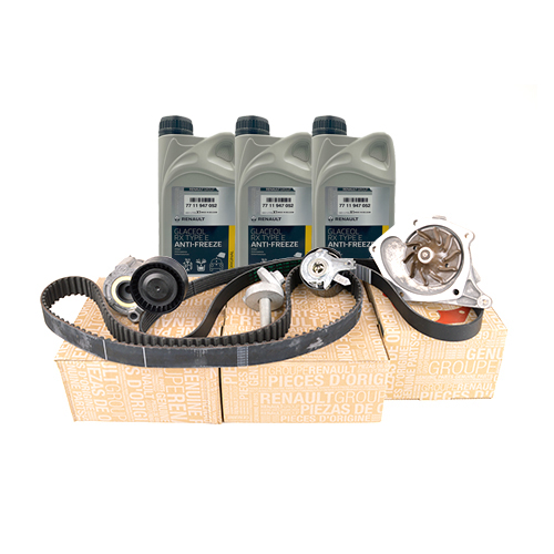 Pachet kit distributie, pompa apa si kit accesorii (antigel) Duster 1 - 1.5 dCi EURO 4 ORIGINAL - Apasa pe imagine pentru inchidere