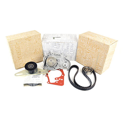 Pachet kit distributie, pompa apa si kit accesorii (cu servo, fara AC) - inainte de 11.2009 - Logan MCV 1.6 mpi ORIGINAL - Apasa pe imagine pentru inchidere