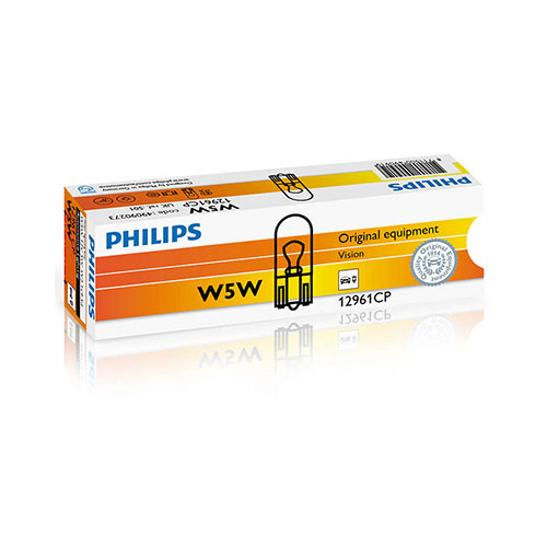 Bec fara SOCLU W5W 12V(10 bucati) PHILIPS - Apasa pe imagine pentru inchidere