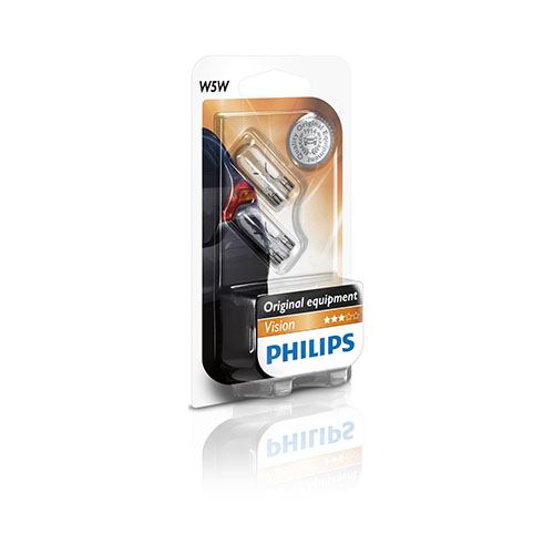 Bec fara SOCLU W5W 12V (2 bucati) PHILIPS - Apasa pe imagine pentru inchidere