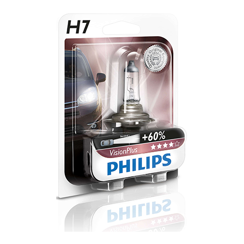 Bec far H7 55W 12V VISION PLUS PHILIPS - Apasa pe imagine pentru inchidere